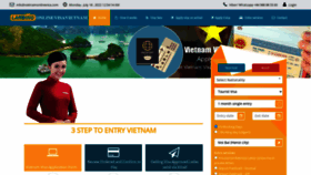 What Onlinevisavietnam.org website looked like in 2022 (1 year ago)