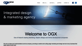 What Ogx.ie website looked like in 2022 (1 year ago)