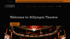 What Olympia.ie website looked like in 2022 (1 year ago)