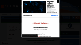 What Olarila.com website looked like in 2022 (1 year ago)