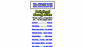What Originalsongsite.com website looked like in 2022 (2 years ago)