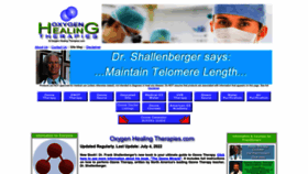What Oxygenhealingtherapies.com website looked like in 2022 (1 year ago)