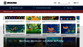 What Okokrim.no website looked like in 2022 (1 year ago)