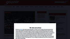 What Onlinegooner.com website looked like in 2022 (1 year ago)