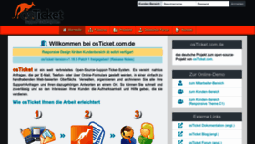What Osticket.com.de website looked like in 2022 (1 year ago)