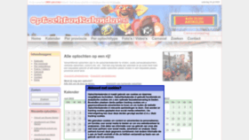 What Optochtenkalender.nl website looked like in 2022 (1 year ago)