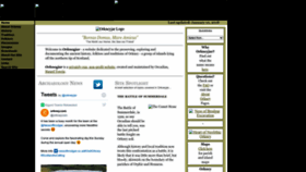 What Orkneyjar.com website looked like in 2022 (1 year ago)
