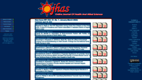 What Ojhas.org website looked like in 2022 (2 years ago)
