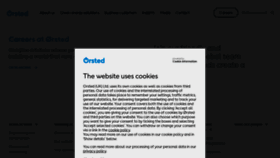 What Orsted.co.uk website looked like in 2022 (1 year ago)