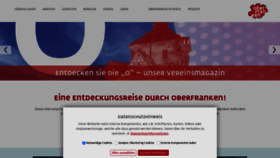 What Oberfranken.de website looked like in 2022 (1 year ago)