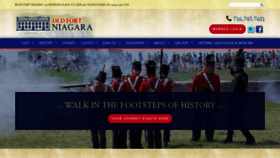What Oldfortniagara.org website looked like in 2022 (1 year ago)