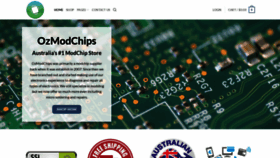 What Ozmodchips.com website looked like in 2022 (1 year ago)