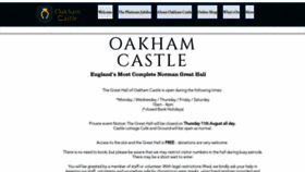 What Oakhamcastle.org website looked like in 2022 (1 year ago)