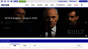 What Oeta.tv website looked like in 2022 (1 year ago)