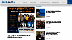 What Ocmboces.org website looked like in 2022 (2 years ago)