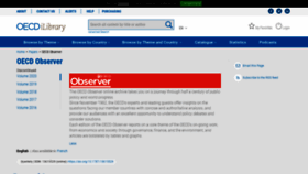 What Oecdobserver.org website looked like in 2022 (1 year ago)