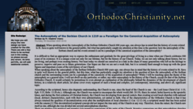 What Orthodoxchristianity.net website looked like in 2022 (1 year ago)
