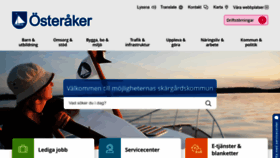 What Osteraker.se website looked like in 2022 (1 year ago)