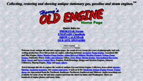 What Old-engine.com website looked like in 2022 (1 year ago)