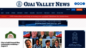 What Ojaivalleynews.com website looked like in 2022 (1 year ago)