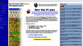 What Oziexplorer.com website looked like in 2022 (1 year ago)