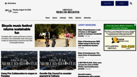 What Orovillemr.com website looked like in 2022 (1 year ago)