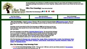 What Olivetreegenealogy.com website looked like in 2022 (1 year ago)