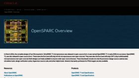 What Opensparc.net website looked like in 2022 (1 year ago)