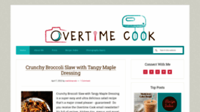 What Overtimecook.com website looked like in 2022 (1 year ago)