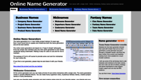 What Online-generator.com website looked like in 2022 (1 year ago)