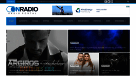 What Onradio.gr website looked like in 2022 (1 year ago)