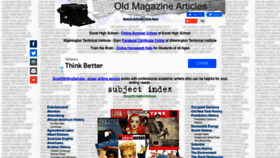What Oldmagazinearticles.com website looked like in 2022 (1 year ago)