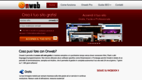 What Onweb.it website looked like in 2022 (1 year ago)