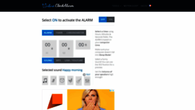 What Online-clockalarm.com website looked like in 2022 (3 years ago)