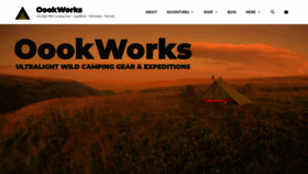 What Oookworks.com website looked like in 2022 (1 year ago)