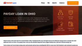 What Onlinepaydayloansohio.org website looked like in 2022 (1 year ago)