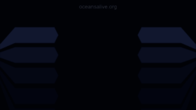 What Oceansalive.org website looked like in 2022 (1 year ago)