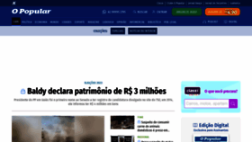 What Opopular.com.br website looked like in 2022 (2 years ago)