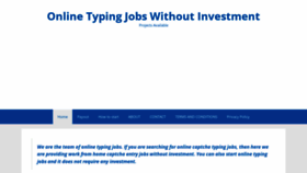 What Onlinetypingjobs.net website looked like in 2022 (1 year ago)