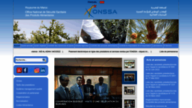 What Onssa.gov.ma website looked like in 2022 (1 year ago)