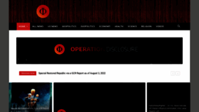 What Operationdisclosureofficial.com website looked like in 2022 (1 year ago)