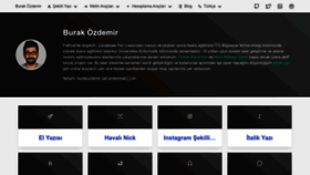 What Ozdemirburak.com website looked like in 2022 (1 year ago)