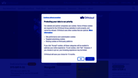 What Ovh.com website looked like in 2022 (1 year ago)