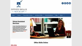 What Officeskills.org website looked like in 2022 (1 year ago)