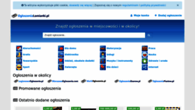 What Ogloszenialomianki.pl website looked like in 2022 (1 year ago)