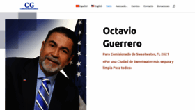 What Octavioguerrero.com website looked like in 2022 (1 year ago)
