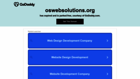 What Oswebsolutions.org website looked like in 2022 (1 year ago)