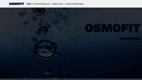 What Osmofit.de website looked like in 2022 (1 year ago)