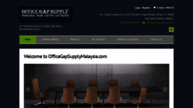What Officegapsupplymalaysia.com website looked like in 2022 (1 year ago)