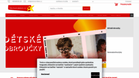 What Obchod-detem.cz website looked like in 2022 (1 year ago)